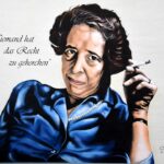 Hannah Arendt-Graffito in Linden
