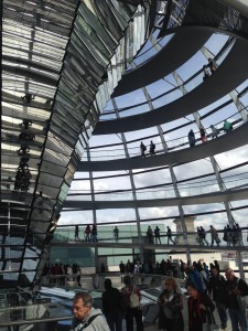 Blick in die Reichstagskuppel